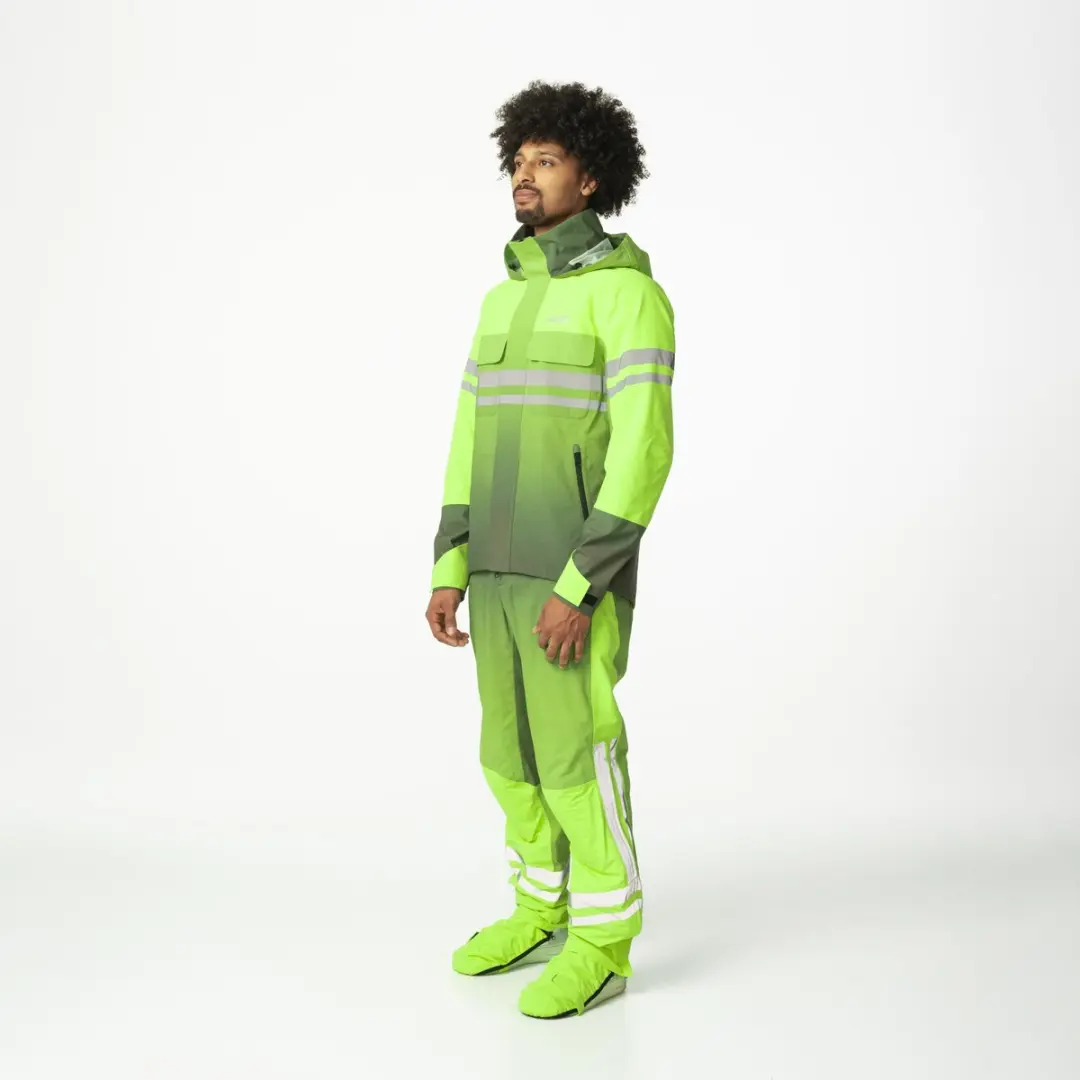 AGU Commuter Impact Regenjas - S - Groen - 360° Reflecterend - afbeelding 5 van 6