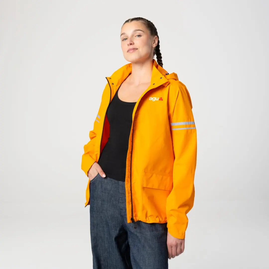 AGU Original II Regenjas - Oranje - S