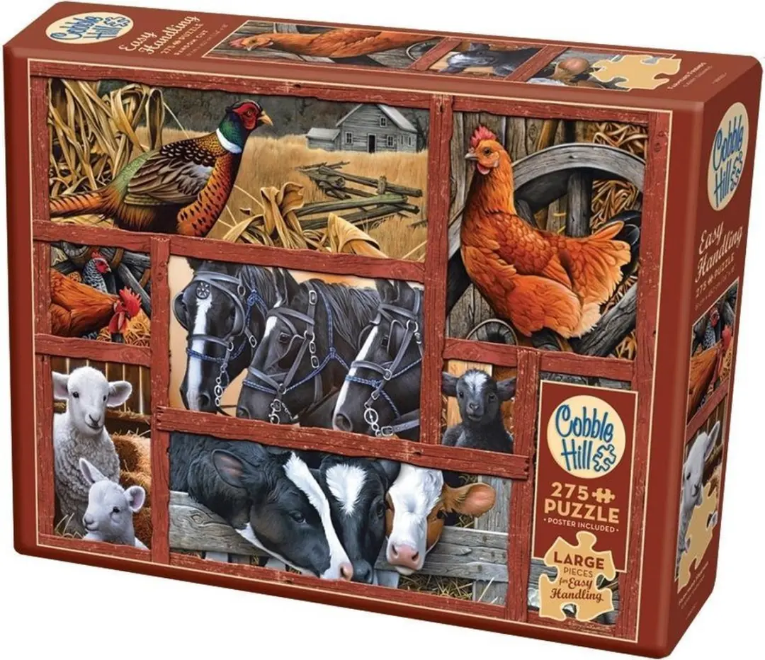Cobble Hill Farmyard Friends Legpuzzel 275 Stukjes