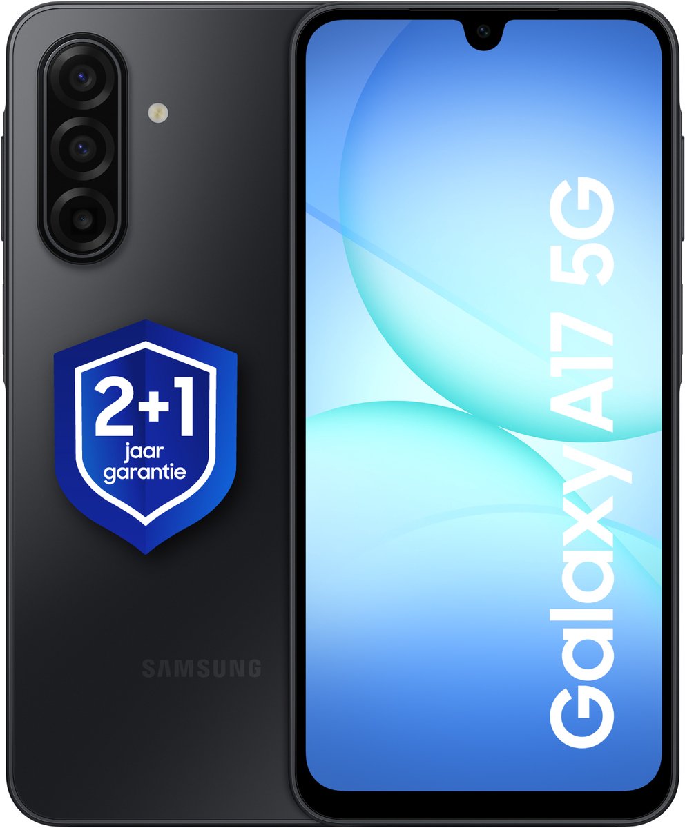 Samsung Galaxy A17 5G - 128GB - Black + 1 jaar extra garantie