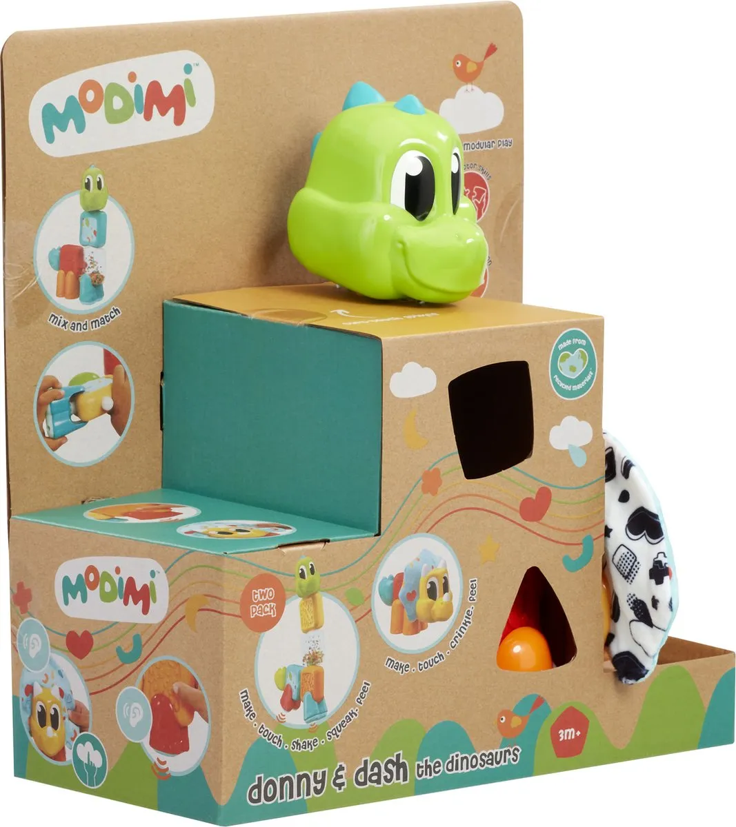 Goliath Modimi Dino Set Speelfiguur - Multicolor