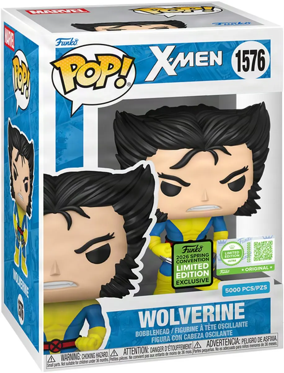Funko Pop! Wolverine (X-men) #1576 LE 5000 ECCC Official Con Sticker
