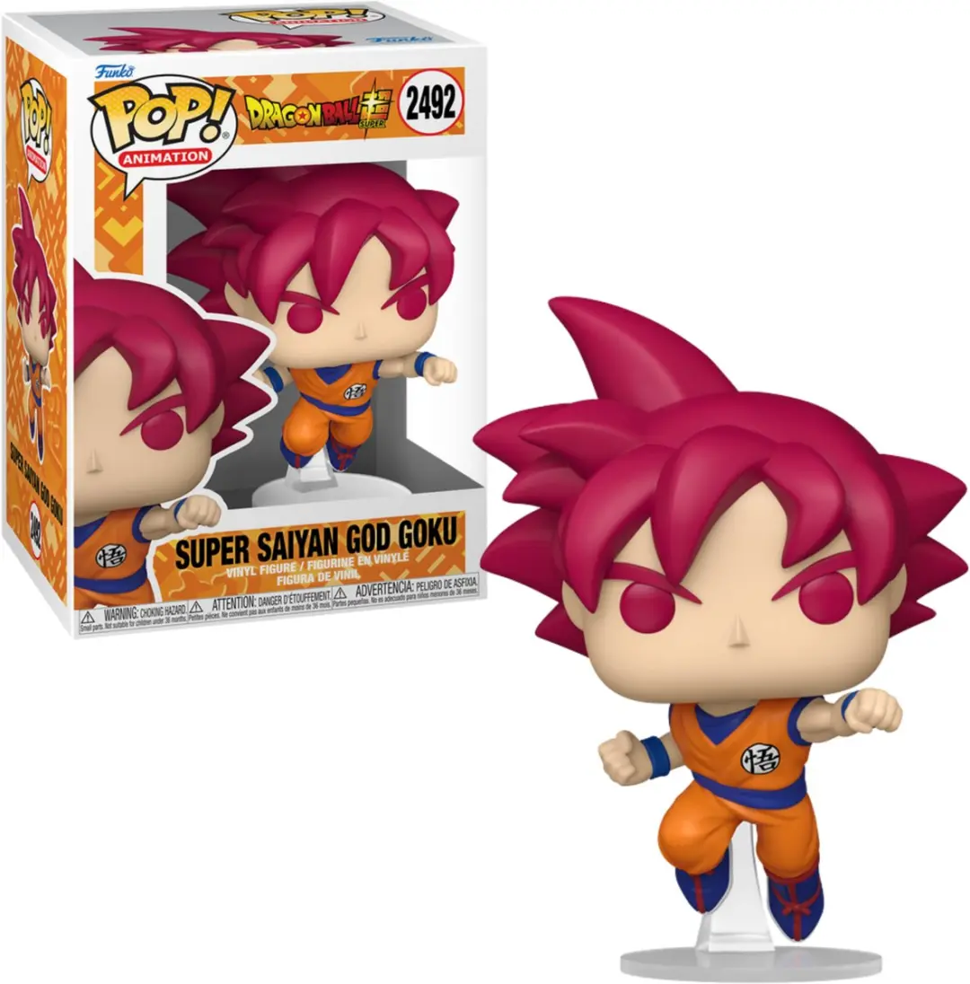 Funko POP! Dragon Ball Z Super Saiyan God Goku 2492