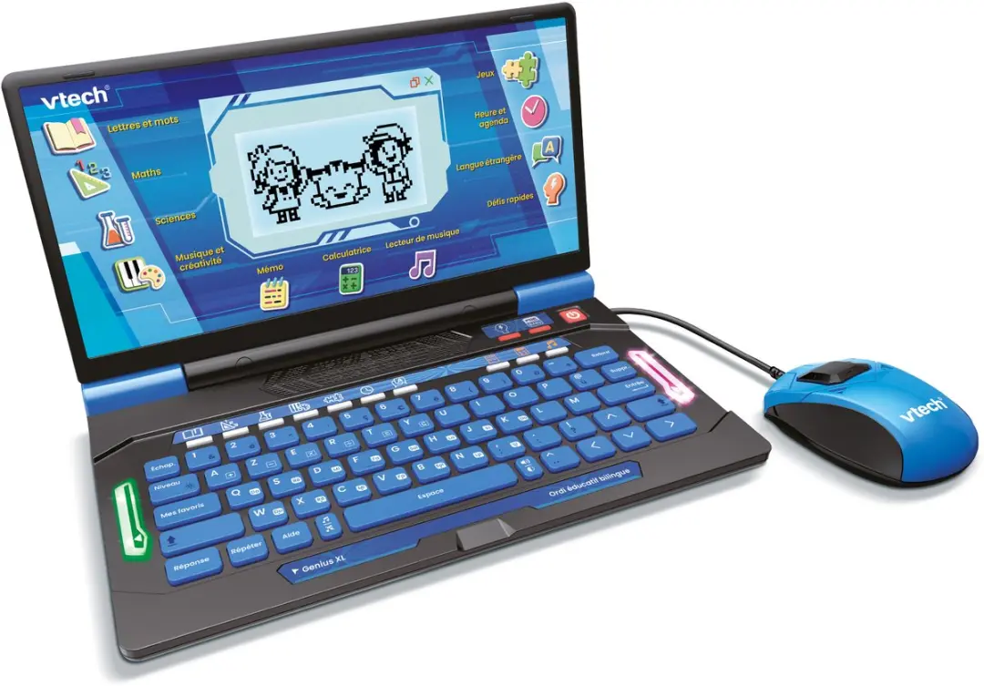 VTech Genius XL ORDI ÉDUCATIF BILINGUE, 6 jaar, 190 mm