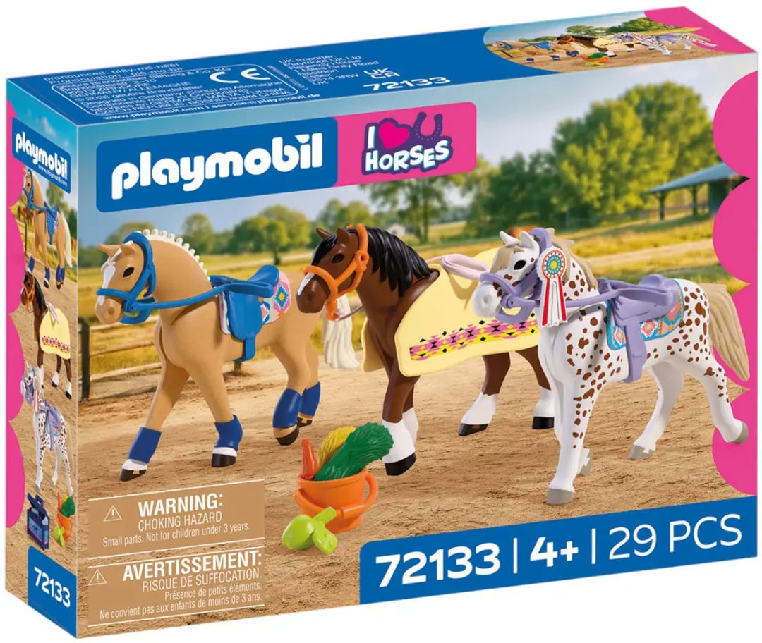 Playmobil Horses Drie Verzamelpaarden 72133