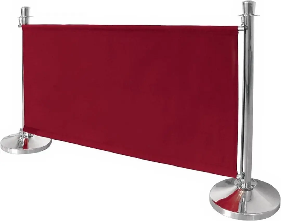 Canvas afzetdoek voor afzetpaaltjes