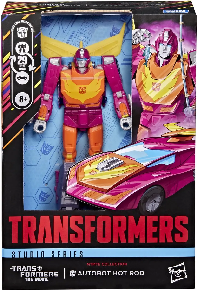 Transformers Studio Series MTMTE Voyager Hot Rod - Actiefiguur - 14cm - Oranje