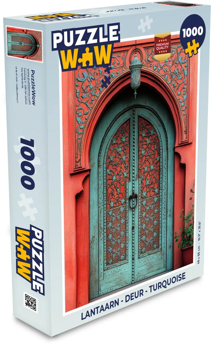 PuzzleWow Lantaarn Deur Puzzel 1000 Stuks