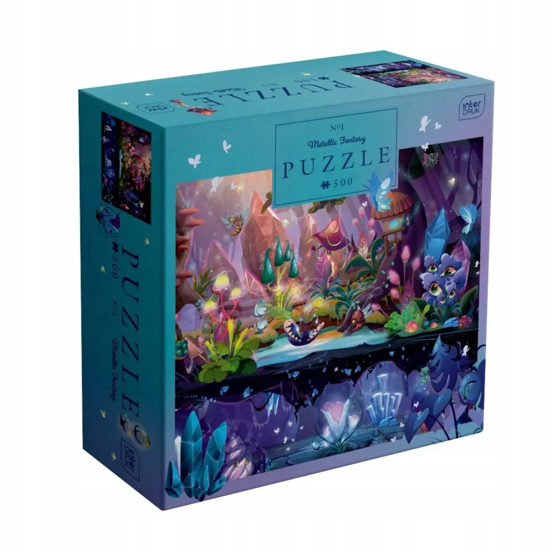 Geronimo Games Metallic Fantasy Magische Bospuzzel 500 Stukjes