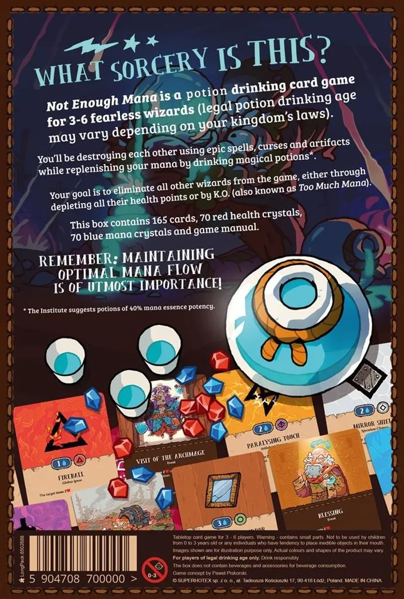 Asmodee Not Enough Mana Bordspel - 3-6 Spelers