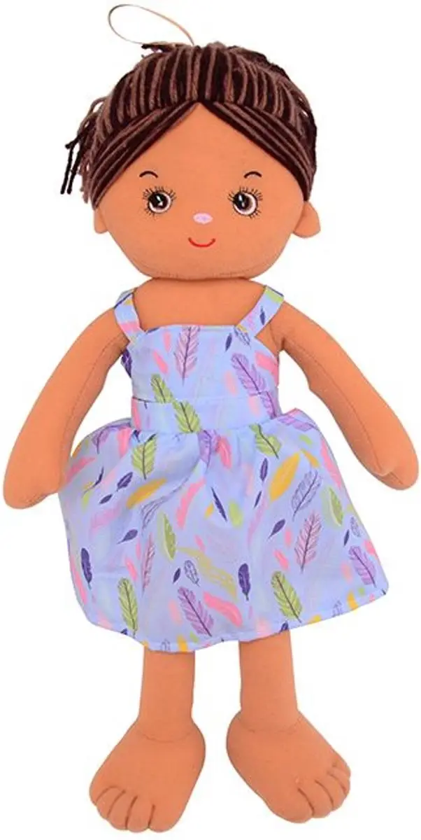 Johntoy Baby Rose Zachte Pop 40cm - Meerkleurig