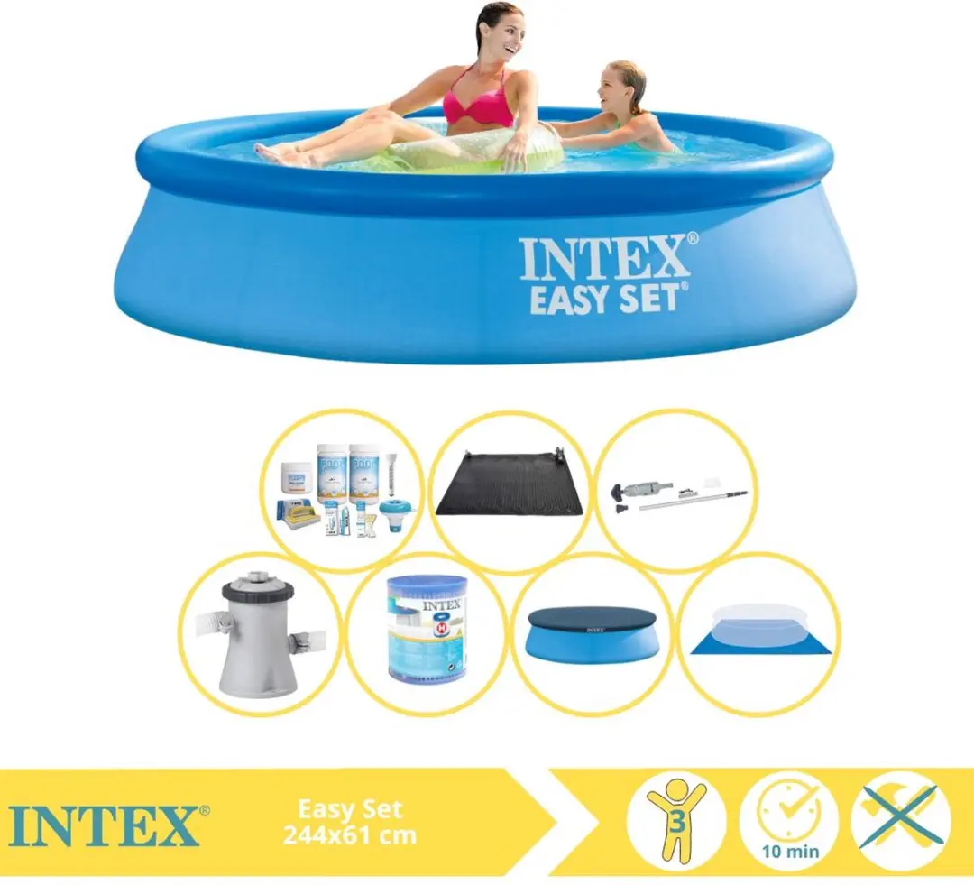 Intex Rond Opblaasbaar Easy Set Zwembad