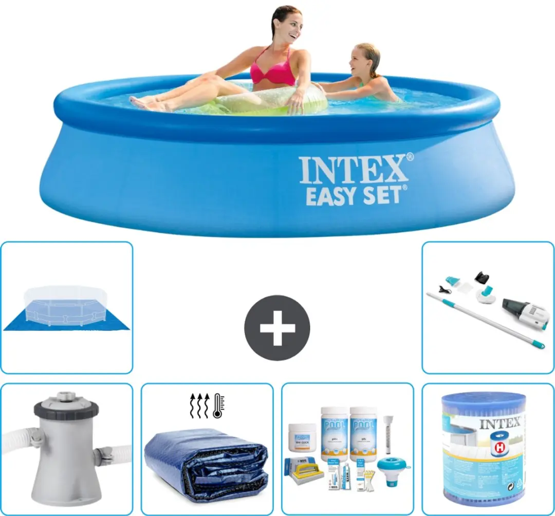Intex Rond Opblaasbaar Easy Set Zwembad