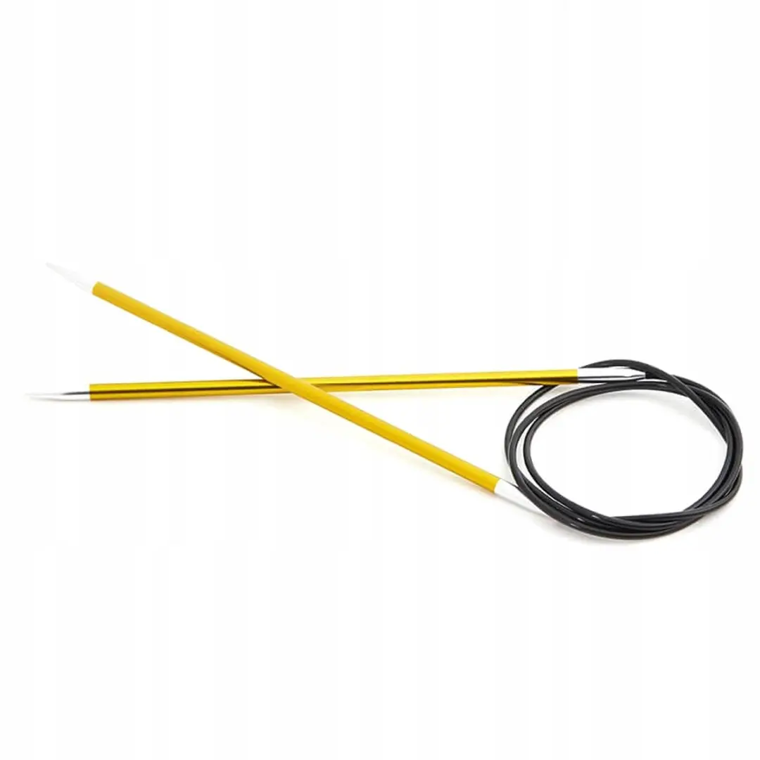 Merkloze metalen breinaalden met kabel, 22,5 cm, 3,5 mm
