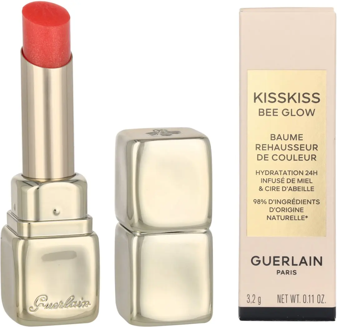 Guerlain KissKiss Bee Glow Lip Balm 389 Pearly Peach - G062093 - afbeelding 6 van 6