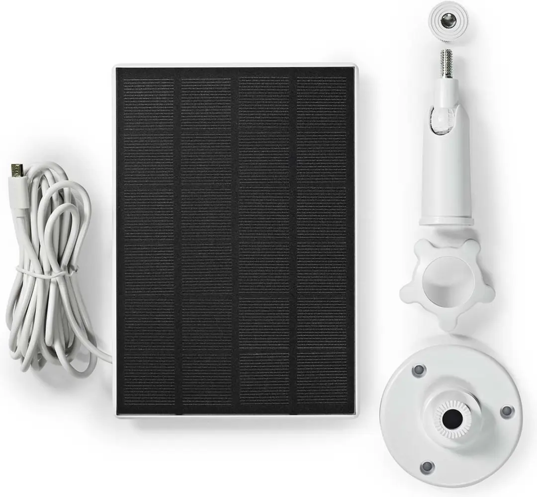 Nedis Zonnepaneel SOLCH10WT - 5.3V USB Type-C - 3W - Wit - afbeelding 6 van 6