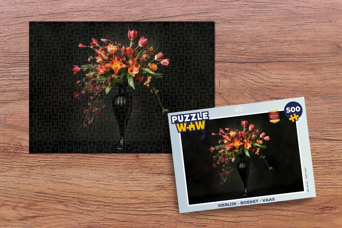 PuzzleWow Boeket Legpuzzel 500 Stuks - MPN 8721179515653
