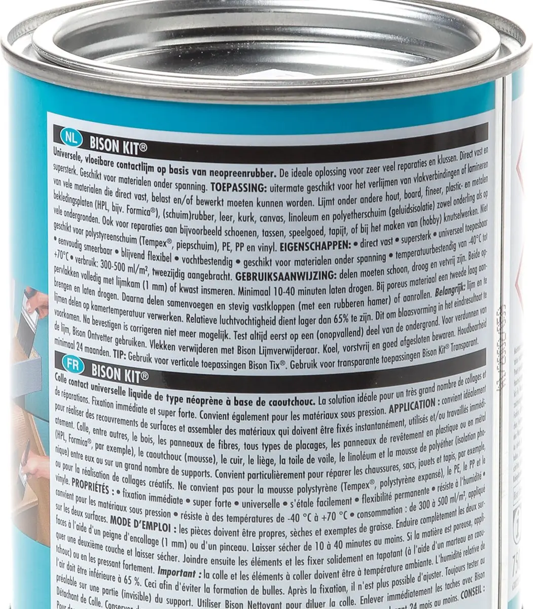 Bison Universele Contactlijm 750ml - Geel