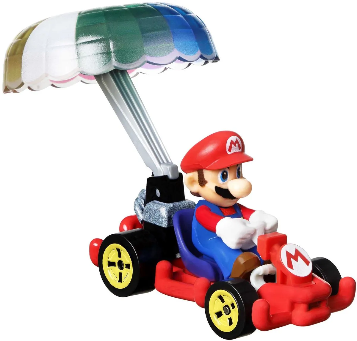 Hot Wheels Mariokart Mario Pipe Frame + Parachute 1:64 - HDB40