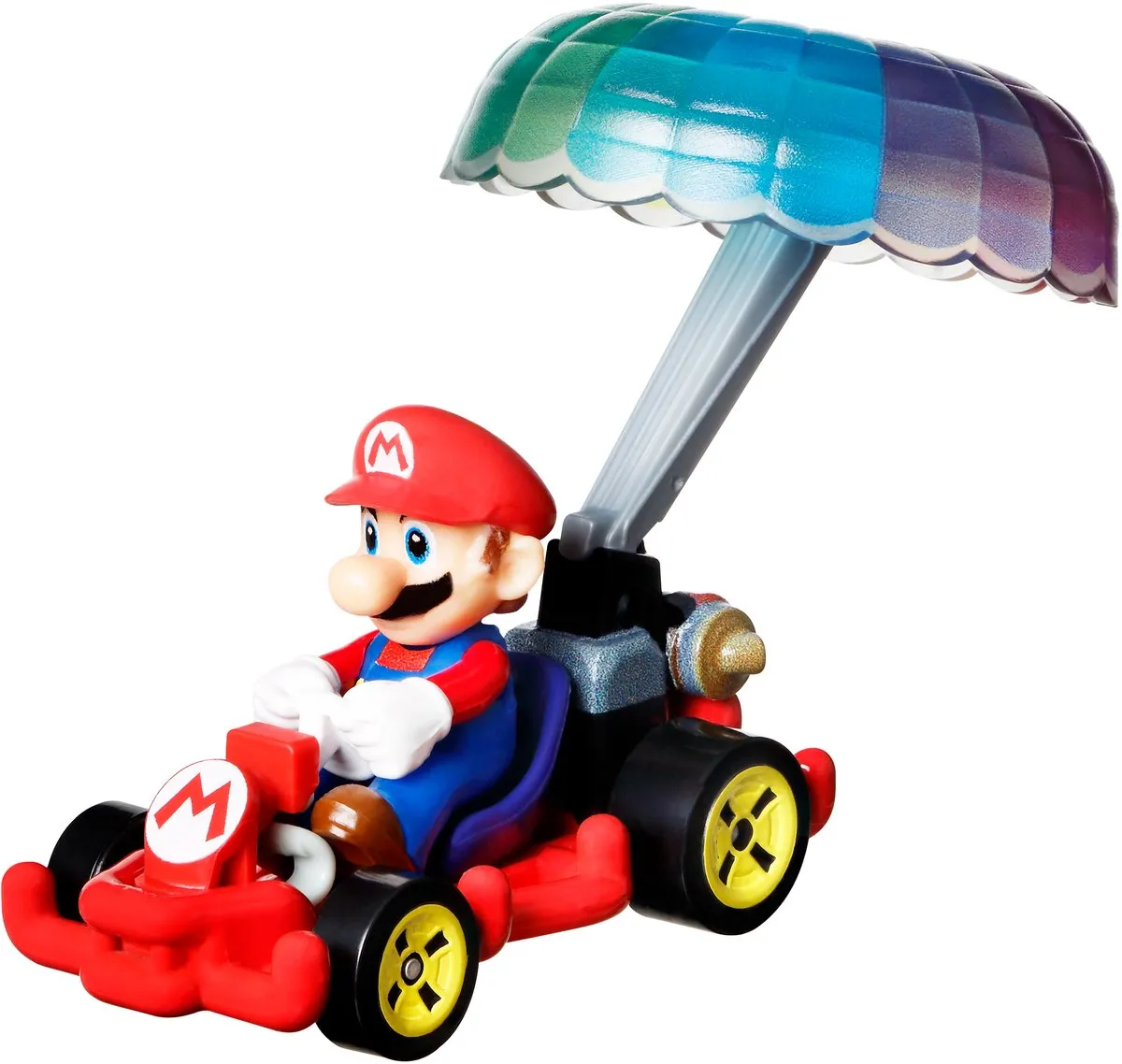 Hot Wheels Mariokart Mario Pipe Frame + Parachute 1:64