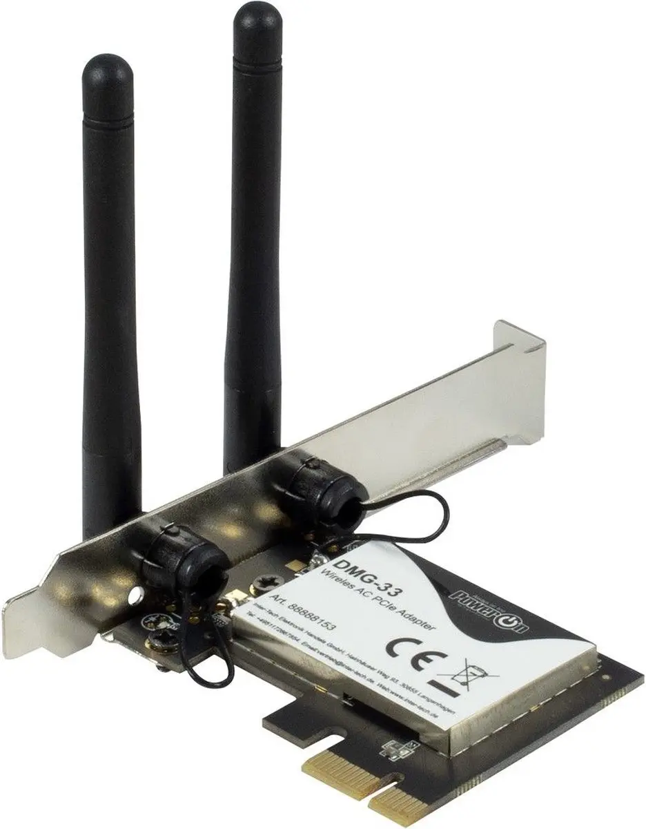 Intertech DMG-33 Intern WLAN 1300 Mbit/s - Zwart