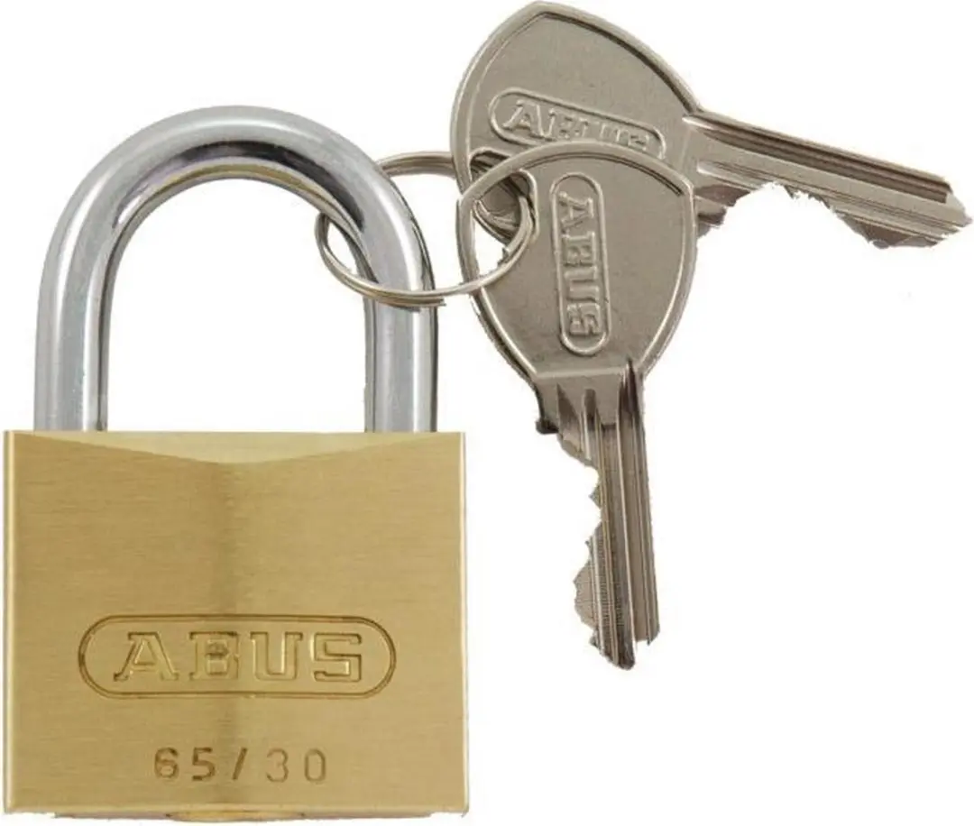 ABUS Hangslot 65/30 C - Goud