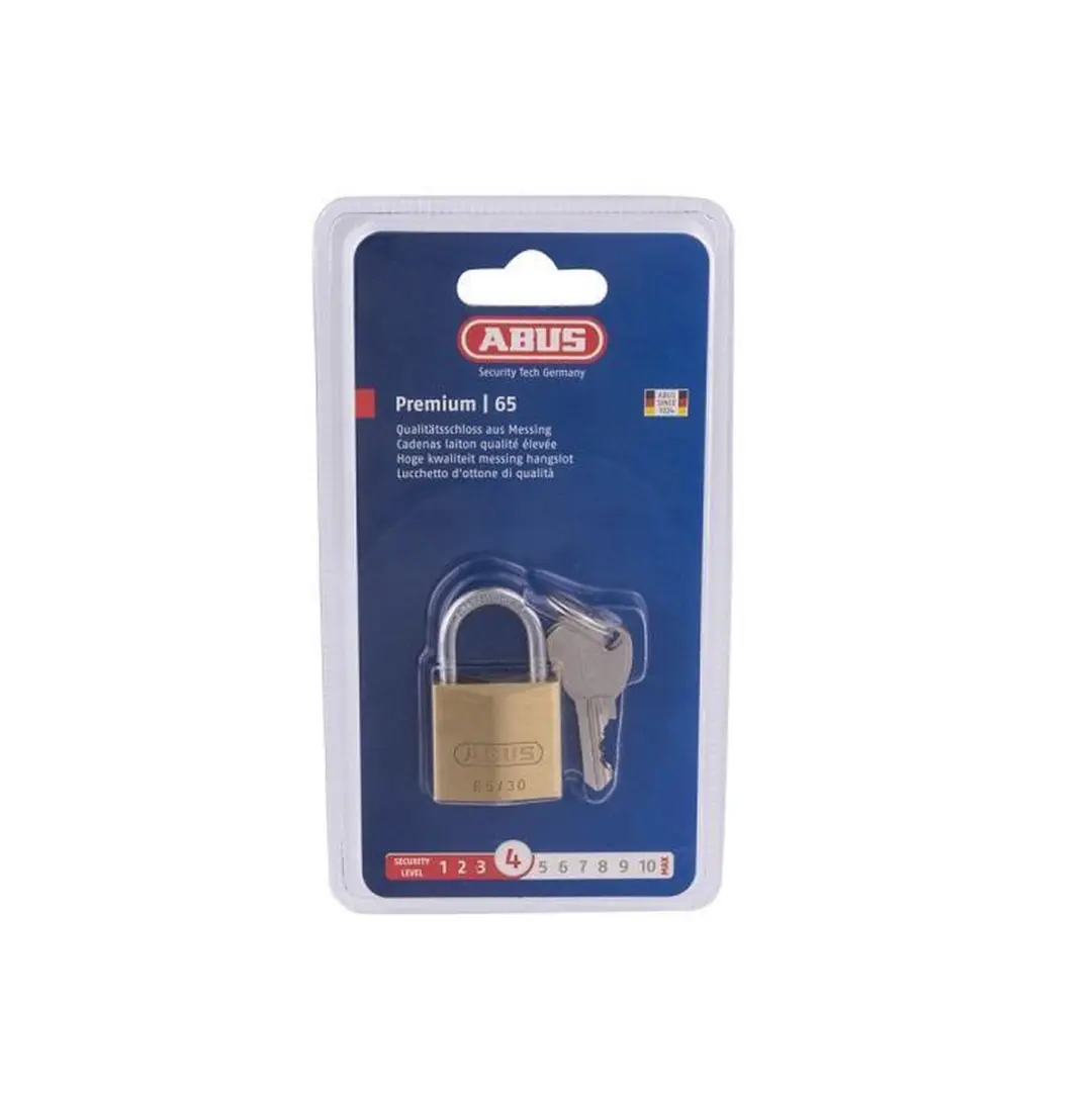 ABUS Hangslot 65/30 C - Goud