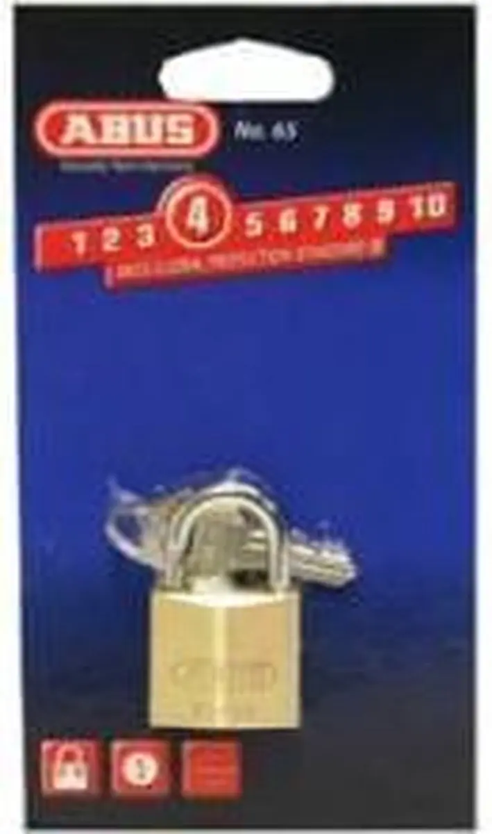 ABUS Hangslot 65/30 C - Goud