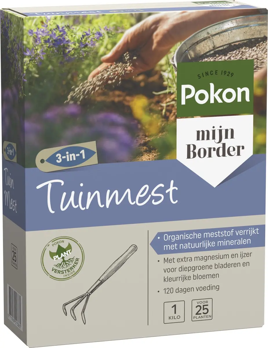 Pokon Tuinmest 3-in-1 1kg - afbeelding 2 van 5