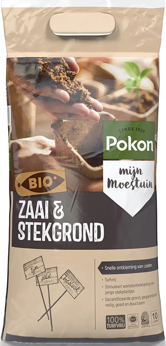 Pokon Bio Zaai- en Stekgrond 10L