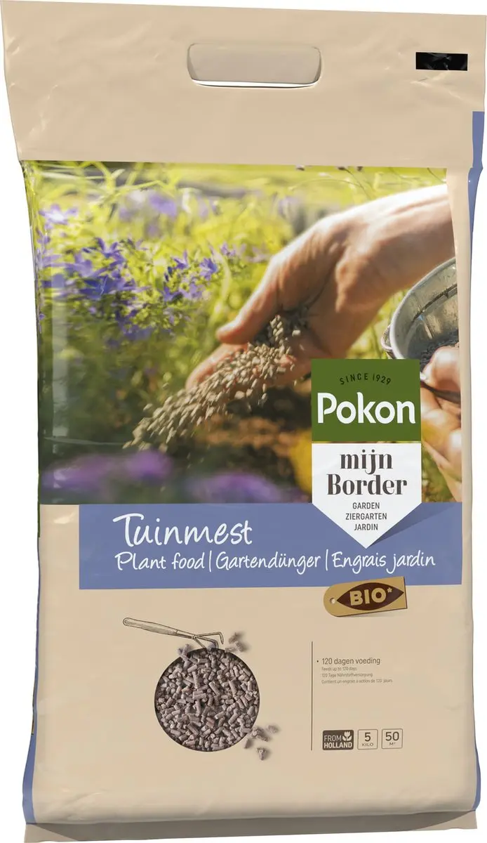 Pokon Bio Tuinmest 5kg - Universeel - afbeelding 2 van 5