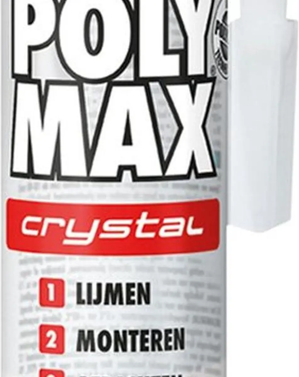 Bison Poly Max Crystal Express Montagelijm 300g