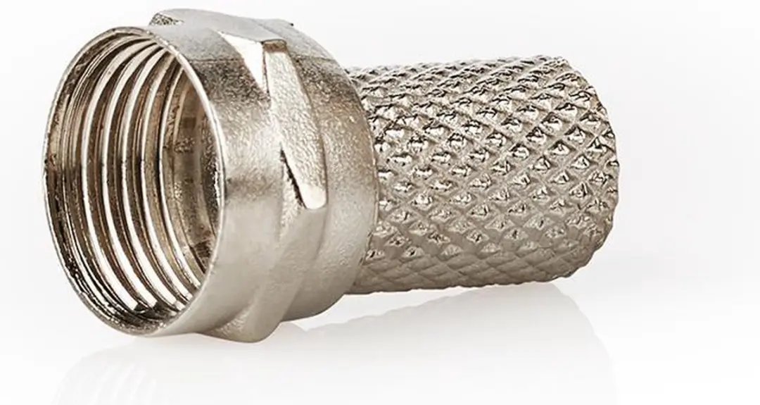 Nedis F-Connector Recht Male 75 Ohm - 25 Stuks