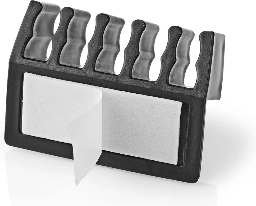 Nedis Kabelclip Click & Go 5 Sleuven - 2 Stuks - Zwart - afbeelding 6 van 6