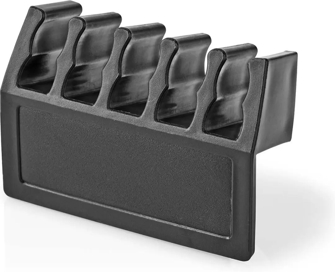 Nedis Kabelclip Click & Go 5 Sleuven - 2 Stuks - Zwart