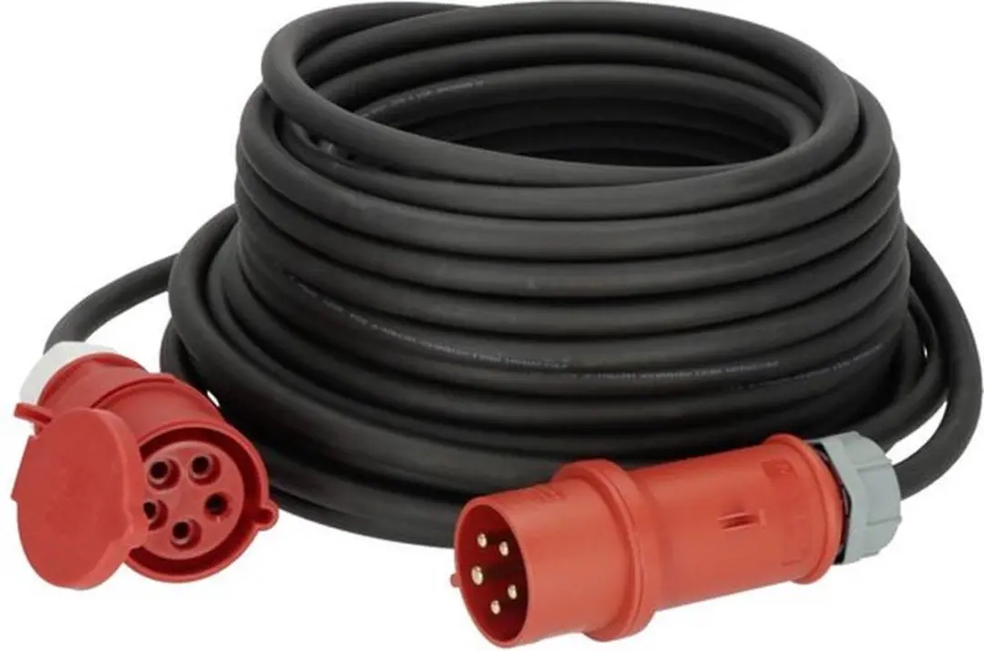Brennenstuhl 1169390100 Stroom Verlengkabel 32 A Zwart 10 m H07RN-F 5G 4 mm²