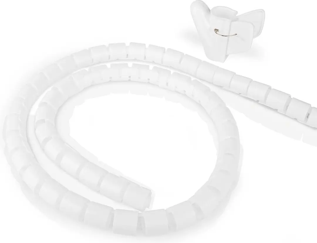 Nedis Spiraalvormige Kabelmanagement Sleeve Wit - 32mm