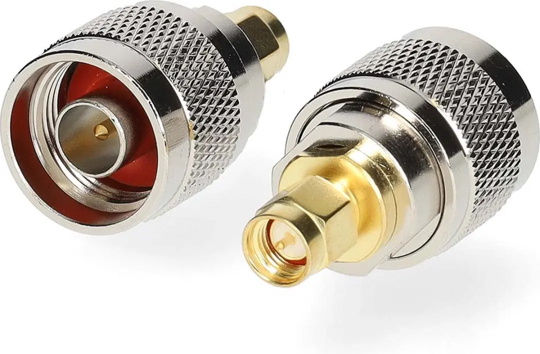 Nedis SMA-Adapter N-Male Verguld 50 Ohm - 2 Stuks