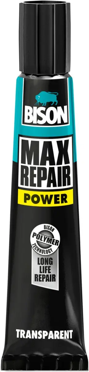 Bison Max Repair Power Reparatielijm 20g - Transparant