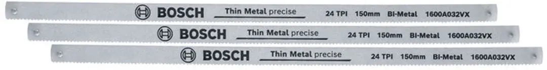 Bosch Professional 150mm Beugelzaagbladen 24 TPI
