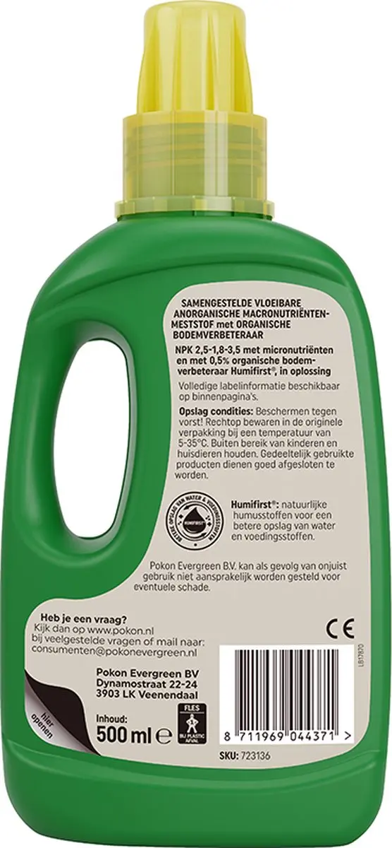 Pokon Terras & Balkonplanten Voeding 500ml - afbeelding 3 van 6