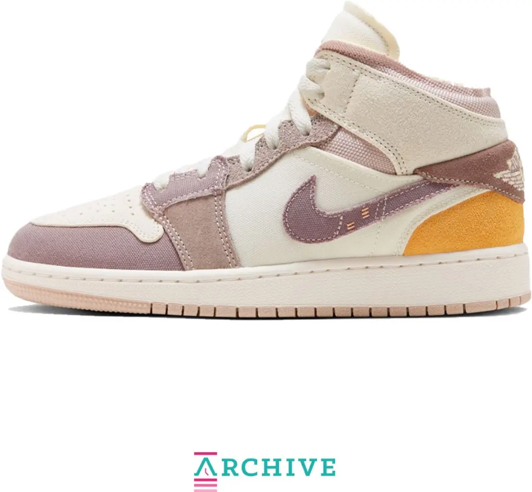 Air Jordan 1 Mid SE Craft GS 'Inside Out
