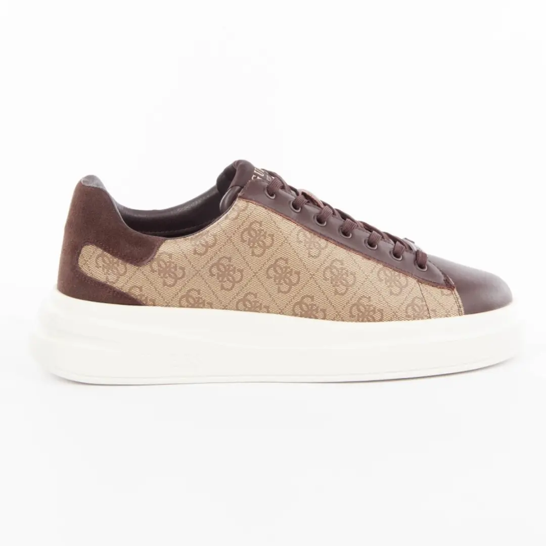 Guess Elba Logo 4G Trainer - Bruin - Maat 46 - afbeelding 2 van 6