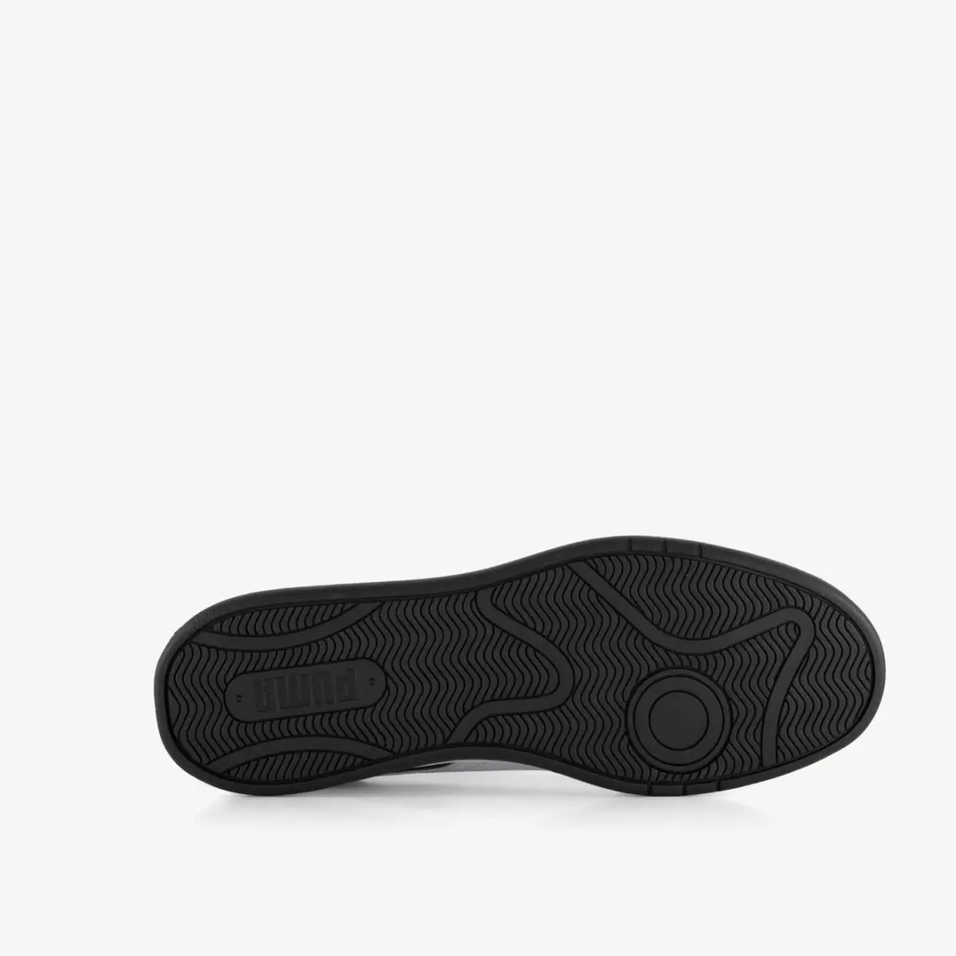 PUMA Court Classic Clean Heren Sneakers - Zwart/Wit - Maat 40