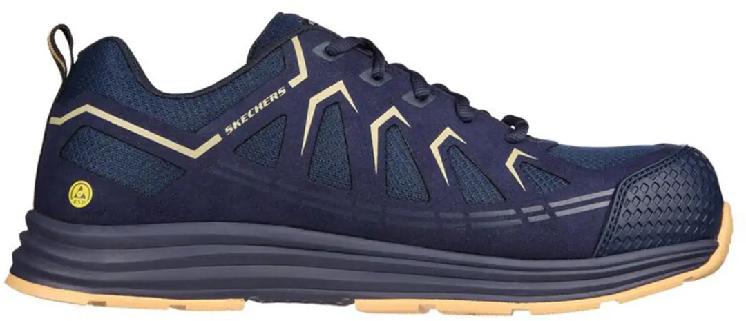 Skechers werkschoenen veiligheidsschoen MALAD II heren 200127EC NVTN blauw