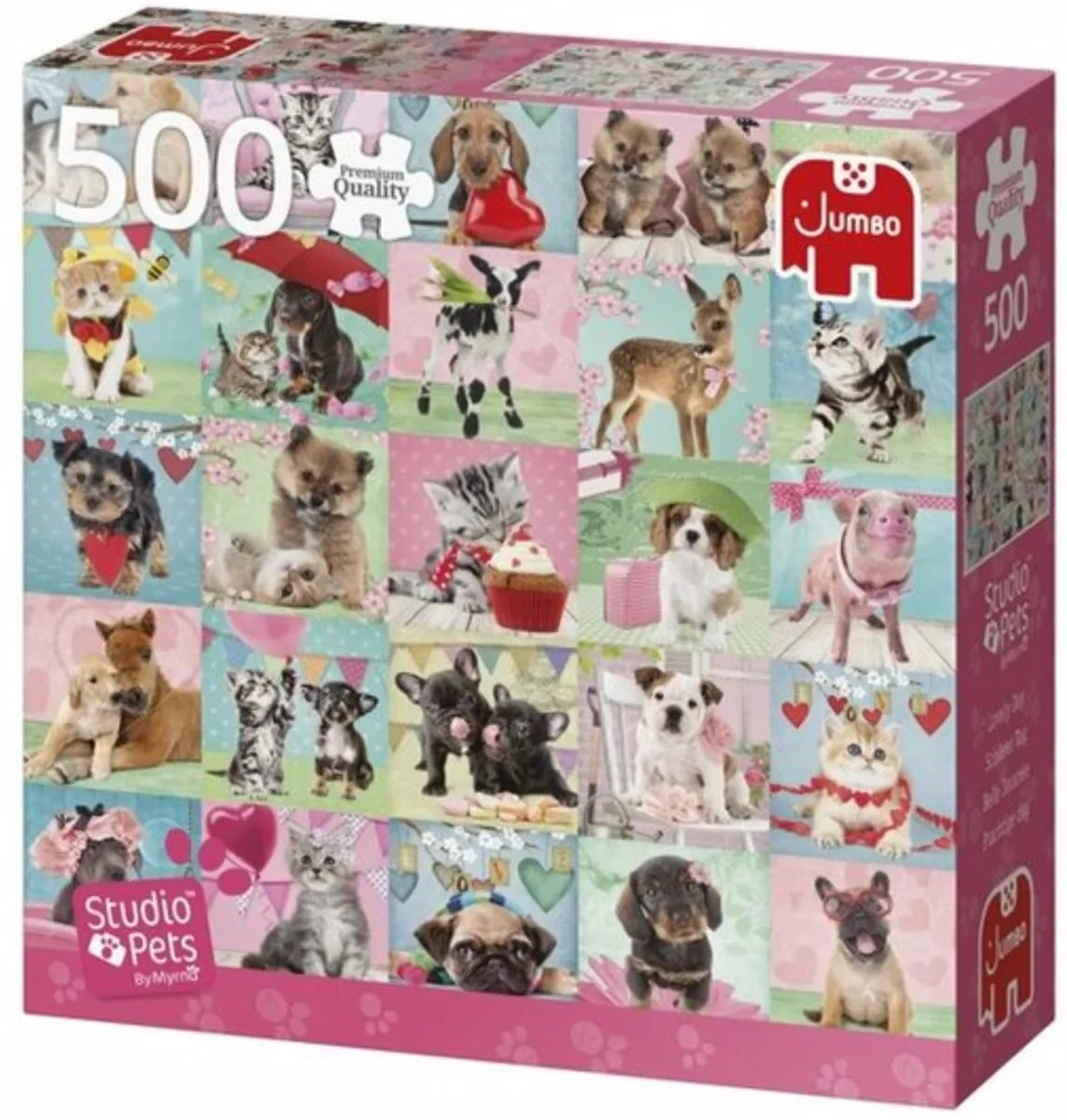 Jumbo Premium Collection Pets Lovely Day Legpuzzel 500 Stuks