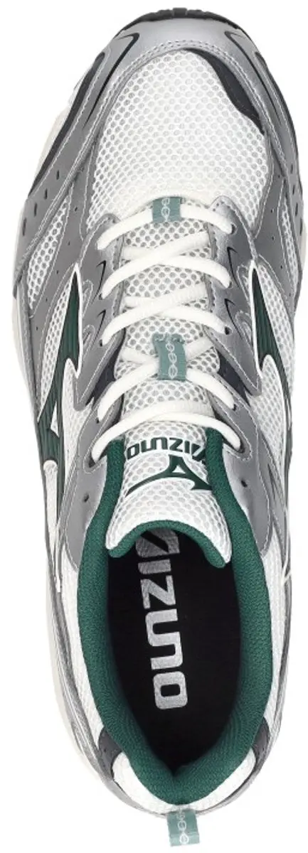 Mizuno MXR Heren Sneaker - 43 - Wit Groen - afbeelding 6 van 6