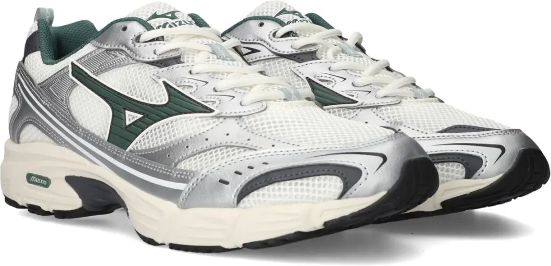 Mizuno MXR Heren Sneaker - 43 - Wit Groen - afbeelding 4 van 6