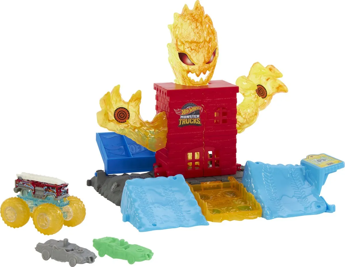 Hot Wheels Monster Trucks Torch Tower Takedown HTP39