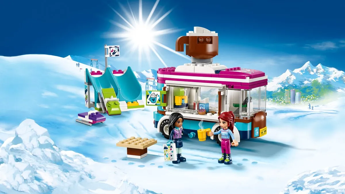 LEGO Friends Wintersport Koek-en-zopiewagen 41319 - 246 Stukken